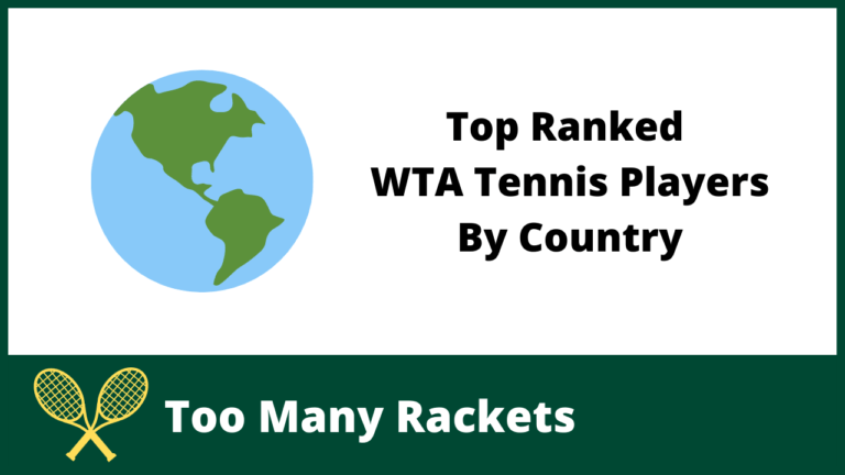 Top Ranked WTA Tennis Players By Country