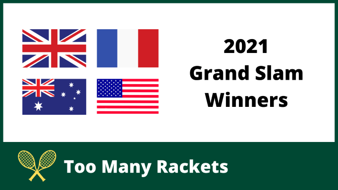 2021 Grand Slam Winners Tennis