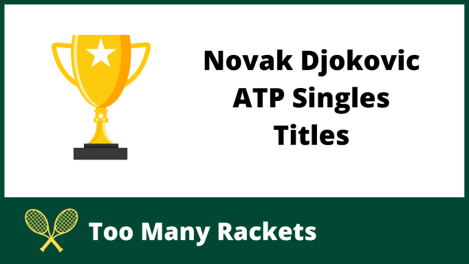 Novak Djokovic ATP Singles Titles