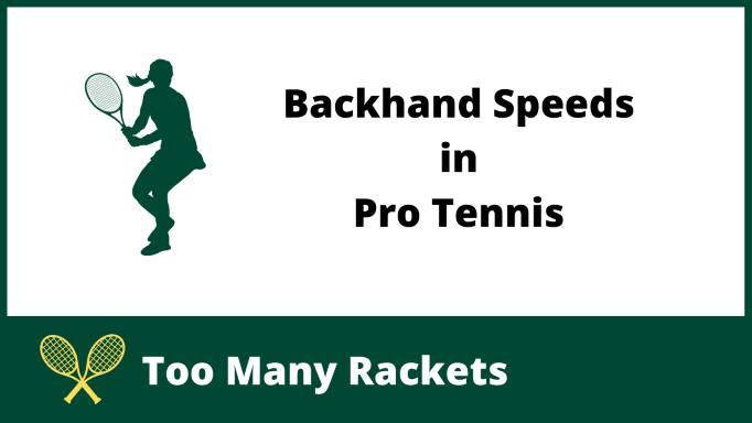 Backhand Speeds in Pro Tennis