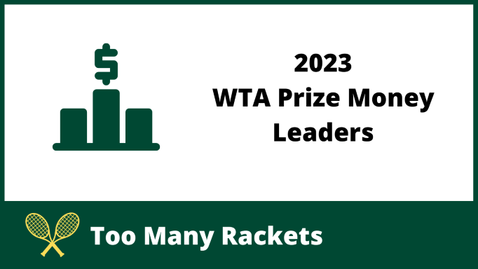 2023 WTA Prize Money Leaders