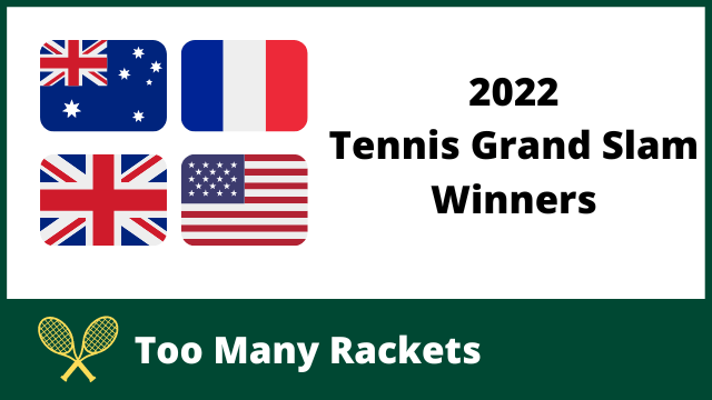 2022 Grand Slam Winners Tennis