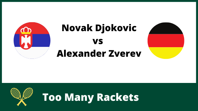 Novak Djokovic Alexander Zverev H2H