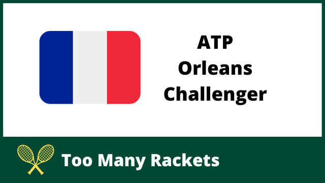 The flag of France next to the words ATP Orleans Challenger