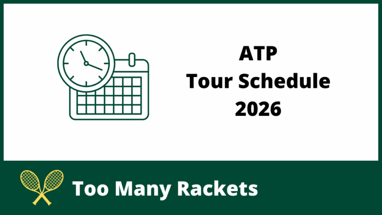 ATP Tour Schedule 2026